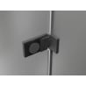 Mexen Lunar-F Duo cabină de duș pliabilă 90 x 75 cm, transparentă, gun metal - 836-090L-075P-95-00