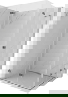 Mexen Lunar-F Duo cabină de duș pliabilă 90 x 80 cm, transparentă, gun metal - 836-090L-080P-95-00