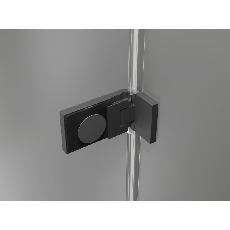 Mexen Lunar-F Duo cabină de duș pliabilă 100 x 75 cm, transparentă, metal gri - 836-100L-075P-95-00