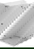 Mexen Lunar-F Duo cabină de duș pliabilă 100 x 80 cm, transparentă, gun metal - 836-100L-080P-95-00