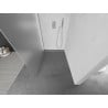 Mexen Kioto perete de duș Walk-in 100 x 200 cm, sablat 8 mm, crom - 800-100-101-01-30