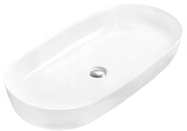 Mexen Suzana 81 x 41 cm-es, fehér pultra szerelhető mosdó - 21698100