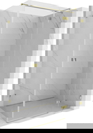 Mexen Lunar T cabină de duș batantă dreapta 140 x 80 cm, transparentă, aurie - 834T-140-080-50-00-P