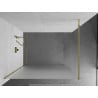 Mexen Kioto perete de duș Walk-in 100 x 200 cm, îngheț 8 mm, auriu - 800-100-101-50-30