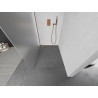 Mexen Kioto Walk-in zuhanyfal 90 x 200 cm, fagyott 8 mm, rózsaarany - 800-090-101-60-30