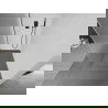Mexen Kioto perete de duș Walk-in 90 x 200 cm, înghețat 8 mm, negru - 800-090-101-70-30