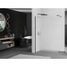 Mexen Kioto Walk-in zuhanyfal 120 x 200 cm, fagyott 8 mm, fekete - 800-120-101-70-30