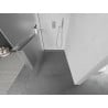 Mexen Kioto+ zuhanyfal polccal Walk-in 70 x 200 cm, homokfúvott, króm - 800-070-121-01-30