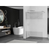Mexen Kioto Walk-in zuhanyfal 100 x 200 cm, átlátszó/homályos 8 mm, króm - 800-100-101-01-35