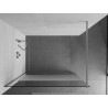 Mexen Kioto Walk-in zuhanyfal 110 x 200 cm, áttetsző/jeges 8 mm, króm - 800-110-101-01-35