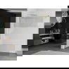 Mexen Kioto perete de duș 70 x 200 cm, transparent/Înghețat 8 mm, Aurie - 800-070-101-50-35