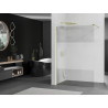 Mexen Kioto Walk-in zuhanyfal 70 x 200 cm, átlátszó/szálcsiszolt 8 mm, arany - 800-070-101-50-35