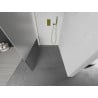 Mexen Kioto zuhanyfal Walk-in 90 x 200 cm, átlátszó/fagyott 8 mm, arany - 800-090-101-50-35