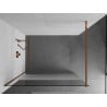 Mexen Kioto zuhanyfal 70 x 200 cm, Átlátszó/Savmart 8 mm, Rózsaszín-arany - 800-070-101-60-35