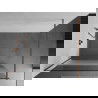 Mexen Kioto perete de duș 80 x 200 cm, transparent/Înghețat 8 mm, Roz-auriu - 800-080-101-60-35