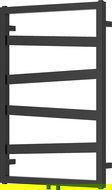 Mexen Zoom radiator de baie decorativ 770 x 530 mm, 275 W, negru - W130-0770-530-00-70