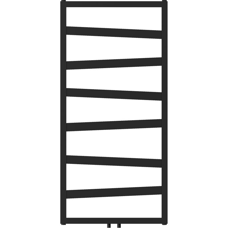 Mexen Zoom dekoratív fürdőszobai radiátor 1100 x 530 mm, 376 W, fekete - W130-1100-530-00-70