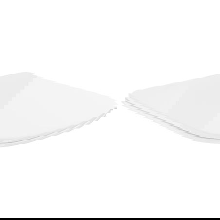 Mexen lassan lecsukódó slim duroplast deszka, fehér fényes - 39120100