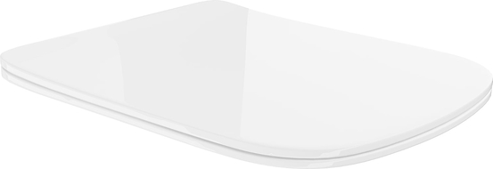 Mexen lassan lecsukódó slim duroplast deszka, fehér fényes - 39120100