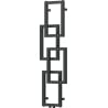 Mexen Grid radiator decorativ pentru baie 1115 x 360 mm, 279 W, antracit - W215-1115-360-00-66