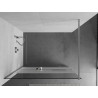 Mexen Kioto+ perete de duș cu raft Walk-in 80 x 200 cm, transparent/mat, crom - 800-080-121-01-35
