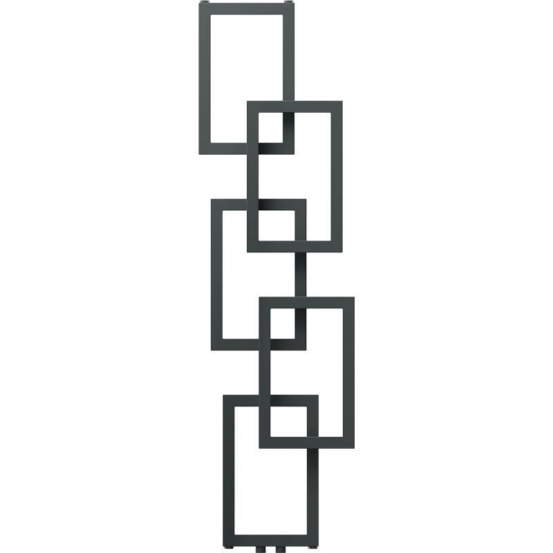 Mexen Grid dekoratív fürdőszobai radiátor 1360 x 390 mm, 349 W, antracit - W215-1360-390-00-66