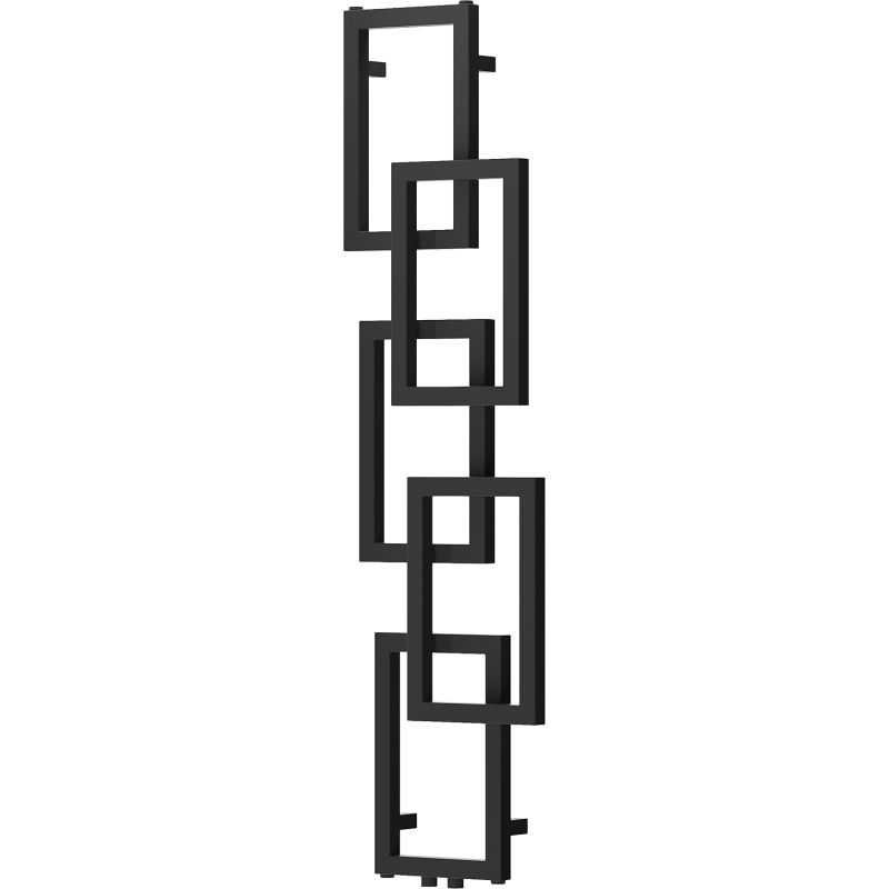Mexen Grid dekoratív fürdőszobai radiátor 1360 x 390 mm, 349 W, fekete - W215-1360-390-00-70