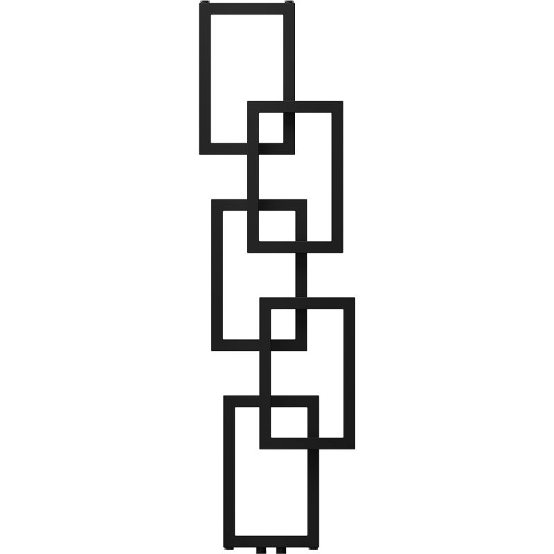 Mexen Grid dekoratív fürdőszobai radiátor 1360 x 390 mm, 349 W, fekete - W215-1360-390-00-70