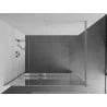 Mexen Kioto+ perete de duș cu raft Walk-in 80 x 200 cm, oglindă, crom - 800-080-121-01-50