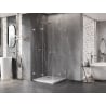 Mexen Lunar-F Duo cabină de duș pliabilă 95 x 95 cm, transparentă, crom - 836-095L-095P-01-00