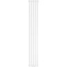 Mexen Flux dekoratív fürdőszobai radiátor 1500 x 240 mm, 450 W, fehér - W127-1500-240-00-20