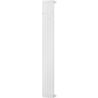 Mexen Flux dekoratív fürdőszobai radiátor 1500 x 240 mm, 450 W, fehér - W127-1500-240-00-20
