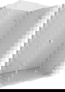 Mexen Lunar-F összecsukható zuhanykabin jobb oldali 100 x 70 cm, átlátszó, króm - 836-100-070-01-00-P