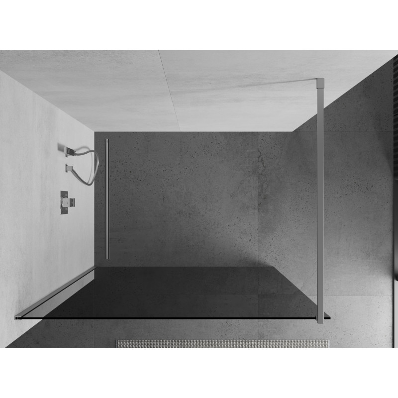 Mexen Kioto paravan de duș Walk-in 110 x 200 cm, grafit 8 mm, crom - 800-110-101-01-40