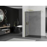 Mexen Kioto Walk-in zuhanyfal 70 x 200 cm, grafit 8 mm, arany - 800-070-101-50-40