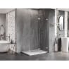 Mexen Lunar-F cabină de duș pliabilă dreapta 100 x 80 cm, transparent, crom - 836-100-080-01-00-P
