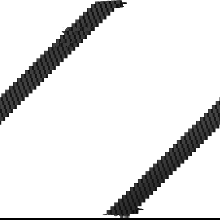 Mexen Flux radiator decorativ pentru baie 1500 x 240 mm, 450 W, negru - W127-1500-240-00-70