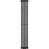 Mexen Flux dekoratív fürdőszobai radiátor 1500 x 240 mm, 450 W, fekete - W127-1500-240-00-70