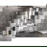 Mexen Lunar-F cabină de duș pliabilă dreapta 70 x 70 cm, transparent, albă - 836-070-070-20-00-P