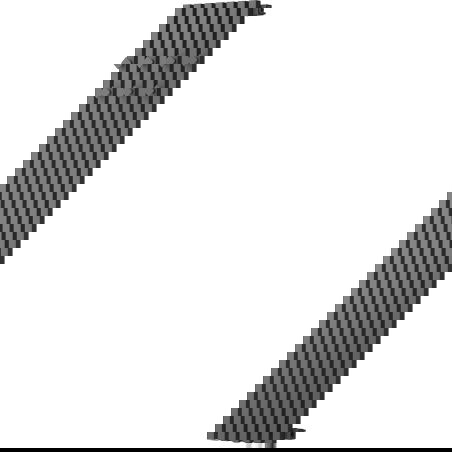 Mexen Flux dekoratív fürdőszobai radiátor 1500 x 340 mm, 630 W, antracit - W127-1500-360-00-66