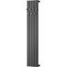 Mexen Flux dekoratív fürdőszobai radiátor 1500 x 340 mm, 630 W, antracitszürke - W127-1500-360-00-66