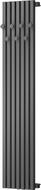 Mexen Flux dekoratív fürdőszobai radiátor 1500 x 340 mm, 630 W, antracitszürke - W127-1500-360-00-66