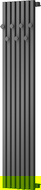 Mexen Flux radiator de baie decorativ 1500 x 360 mm, 630 W, antracit - W127-1500-360-00-66
