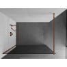 Mexen Kioto Walk-in zuhanyfal 70 x 200 cm, grafit 8 mm, rózsaarany - 800-070-101-60-40