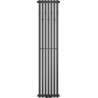 Mexen Flux dekoratív fürdőszobai radiátor 1500 x 340 mm, 630 W, antracitszürke - W127-1500-360-00-66