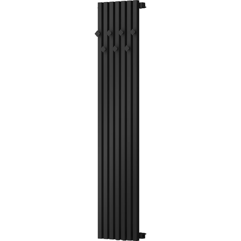 Mexen Flux dekoratív fürdőszobai radiátor 1500 x 360 mm, 630 W, fekete - W127-1500-360-00-70