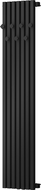Mexen Flux dekoratív fürdőszobai radiátor 1500 x 340 mm, 630 W, fekete - W127-1500-340-00-70