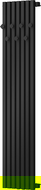 Mexen Flux radiator de baie decorativ 1500 x 360 mm, 630 W, negru - W127-1500-360-00-70
