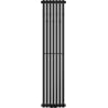 Mexen Flux dekoratív fürdőszobai radiátor 1500 x 340 mm, 630 W, fekete - W127-1500-340-00-70