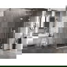 Mexen Lunar-F cabină de duș pliabilă dreapta 90 x 70 cm, transparent, albă - 836-090-070-20-00-P
